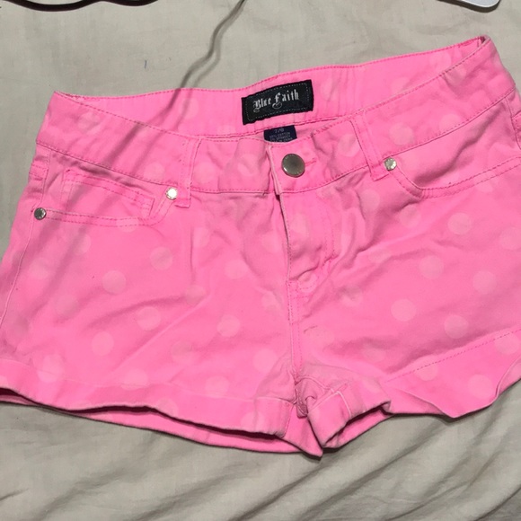 Pink polka dot shorts - Picture 1 of 2